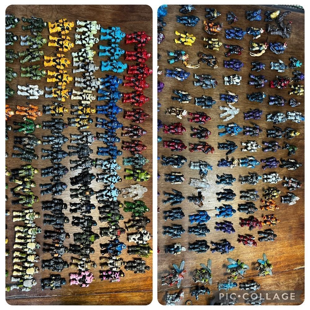 Lot of 50 Mega Bloks Halo mini-figures -RANDOM